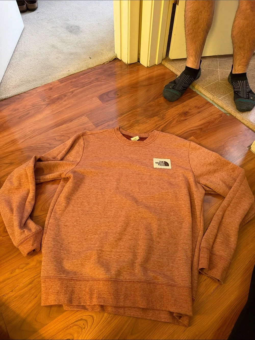 The North Face Men’s Crewneck Sweater - Rust Heather